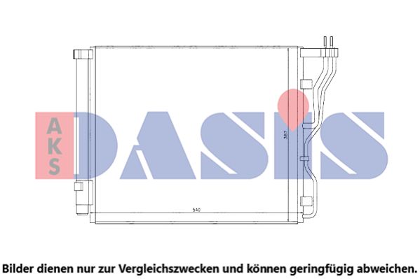 AKS DASIS Kondensaator,kliimaseade 562035N